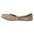 Women Synthetic Gold juties