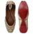 Women Synthetic Gold juties