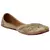 Women Synthetic Gold juties