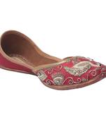 women red synthetic Juties