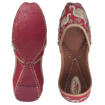 women red synthetic Juties 10