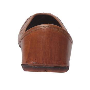 women Tan synthetic Juties 9