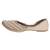 women Gold synthetic Juties