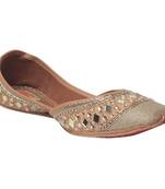 women Beige synthetic Juties