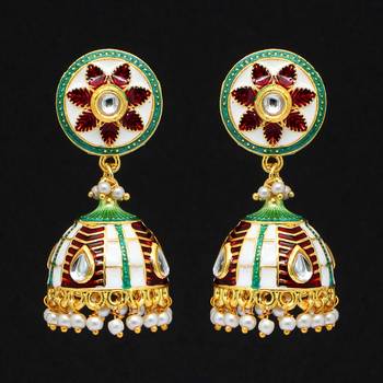 White Jhumkas 1