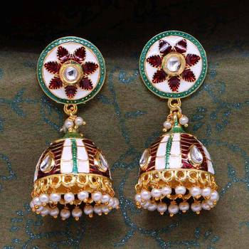 White Jhumkas 2