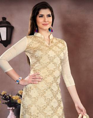 White embroidered cotton salwar 2