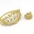 Free Size Folding Bracelet And Finger Ring Studded  American Diamond (Ad) Zircon