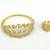Free Size Folding Bracelet And Finger Ring Studded  American Diamond (Ad) Zircon