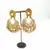 Gold-Plated Stone Dangle & Drop Earrings