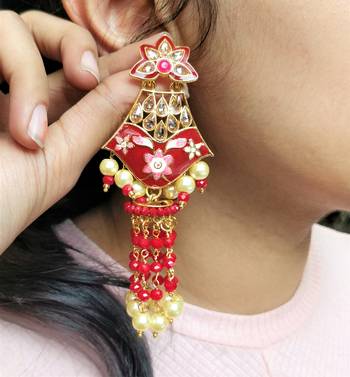 Traditional Meenakari Art Floral Design 2