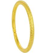 Gold Plated Criss Cross Design Freesize Open Adjustable Kada Cuff Bangle Bracelet Jewellery for Women and Men