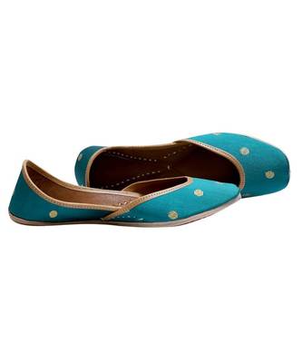 Dark Green Printed Formal Ethnic.Jutti 2