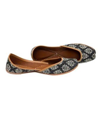Black Printed Formal Ethnic Jutti 2