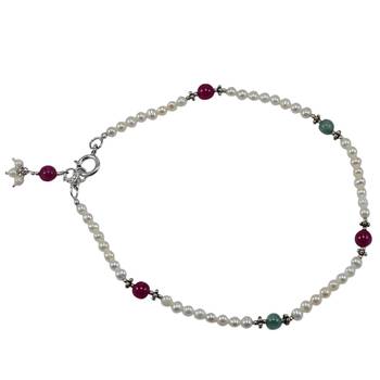 Multicolor Jade Anklets 1