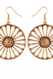 Oxidized Silver Chandbali Earrings For Women