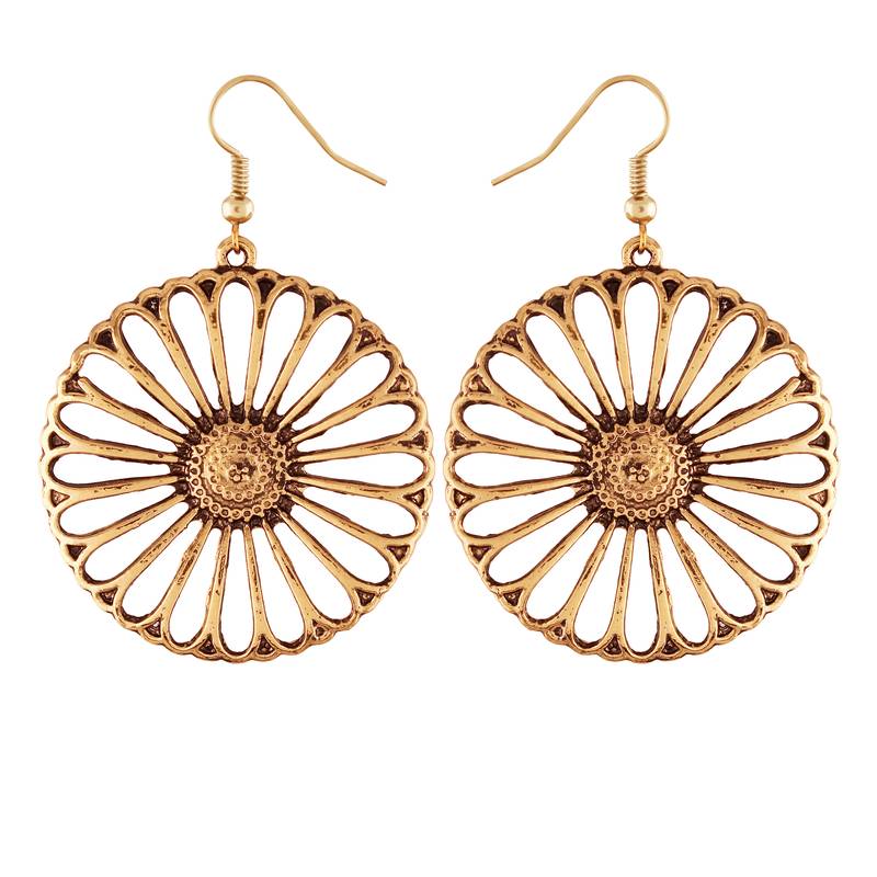 Oxidized Silver Chandbali Earrings For Women