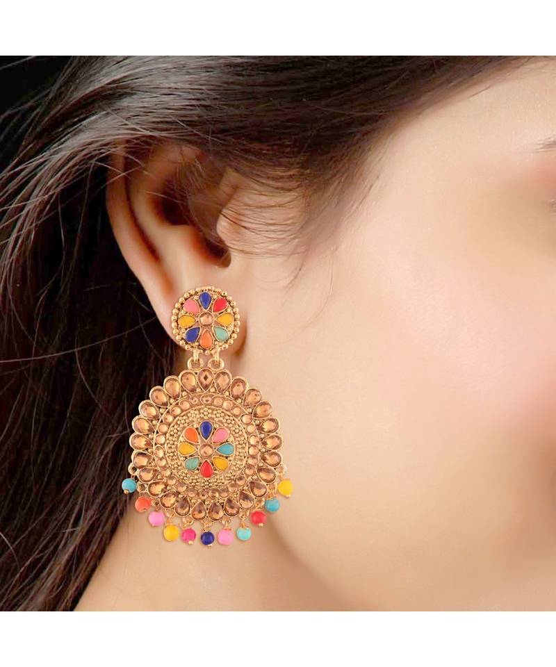 Gold Plated Bohemian Earrings For Women