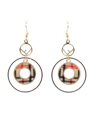 Gold Plated Multi-Colour Party Wear Drop Earrings For Women 1