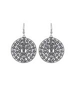 Oxidized Silver Chandbali Earrings For Women