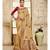 Gold Poly Silk Embroidered Jaquard Pallu Heavy Work Saree