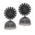 Oxidized Silver Plated Jhumki/Jhumkas Earrings For Women