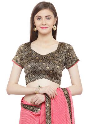 multicolor printed georgette saree with blouse 2