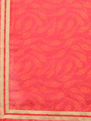 multicolor printed georgette saree with blouse 5