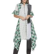 Off White Embroidered Cotton Salwar