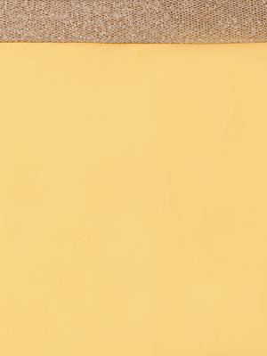 Yellow printed Crepe saree with blouse 5