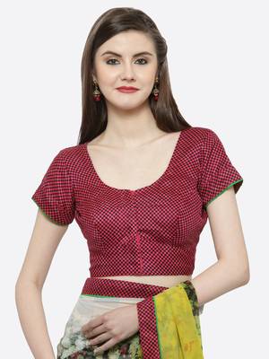 multicolor printed georgette saree with blouse 4