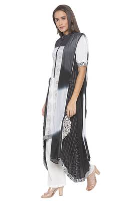 Black Embroidered Cotton Salwar 2
