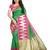 Green Woven Silk Saree With Blouse