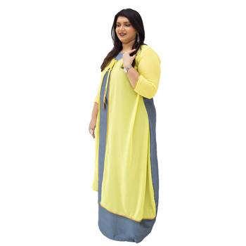Green plain rayon skirts 1