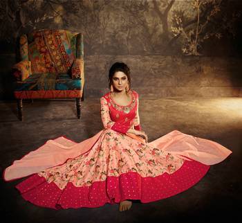 Pink embroidered silk salwar 2