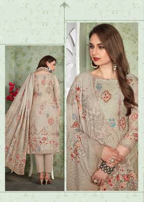 Grey digital print cotton salwar 2
