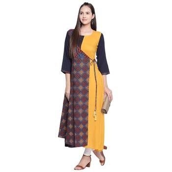 Multicolor printed cotton ethnic-kurtis 4