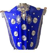 Royal Blue Georgette Embroidered Zari Work Islamic Kaftans