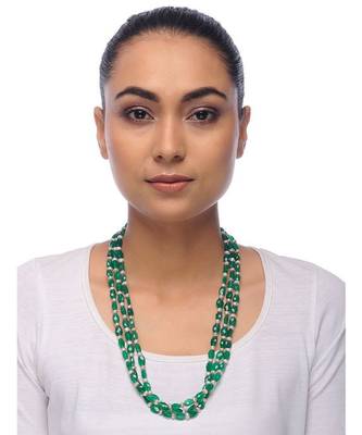 Green Onyx And Pearl Necklace 1