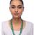 Green Onyx And Pearl Necklace