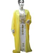 Multicolor Georgette Embroidered Zari Work Islamic Kaftans