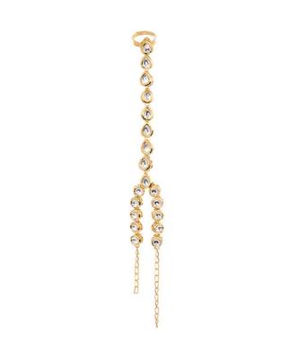 Gold Tone Kundan Haathphool 2