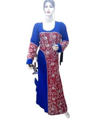 Multicolor Georgette Embroidered Zari Work Islamic Kaftans 1