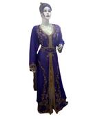 Multicolor Georgette Embroidered Zari Work Islamic Kaftans