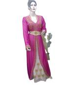 Multicolor Georgette Embroidered Zari Work Islamic Kaftans