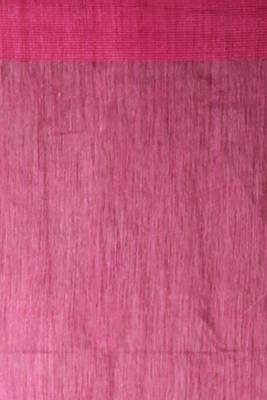 Pink Blended Matka Saree With Allover Golden Printed Buta 4