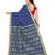 blue woven art silk saree with blouse
