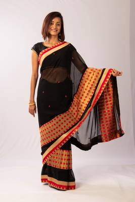 Combo Of 2 Georgette Saree With Blouse 2