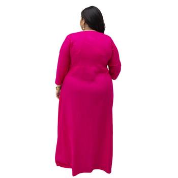 Pink plain rayon kurtas-and-kurtis 3