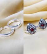 Silver toe-rings